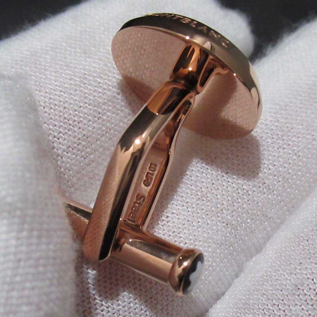 モンブラン カフス マイスターシュテュック ダークブラウンラッカー 118603