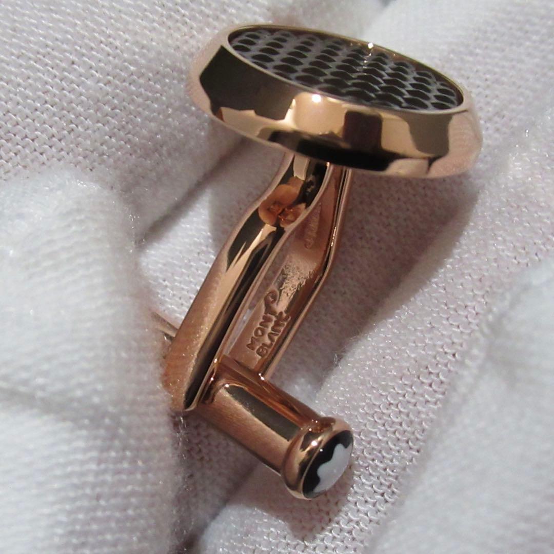 モンブラン カフス マイスターシュテュック ダークブラウンラッカー 118603