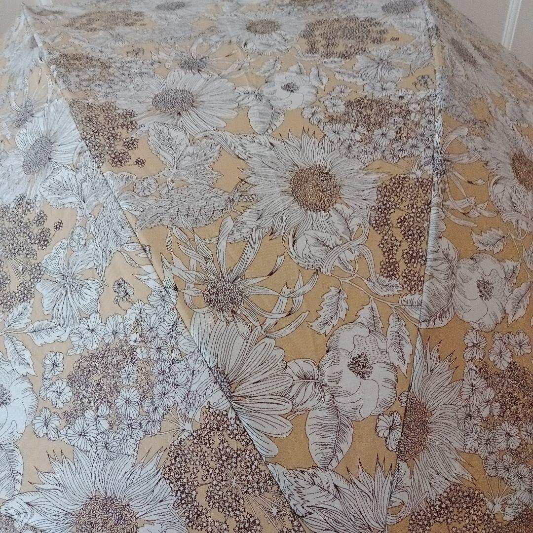 花柄折りたたみ傘 竹製ハンドル　リバティ