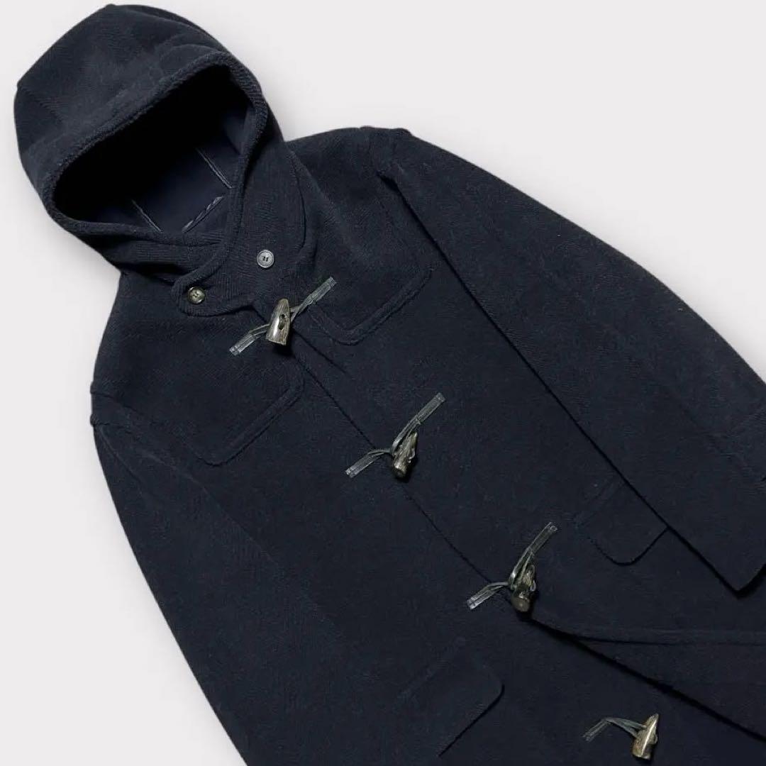 【ムーアブルック✨ヘリンボーン】トゥモローランド ダッフルコート ネイビー