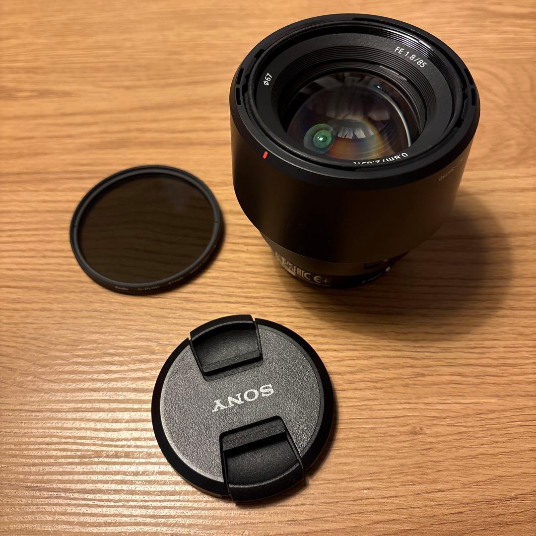FE 85mm F1.8 eマウント　美品　CPLフィルター付き