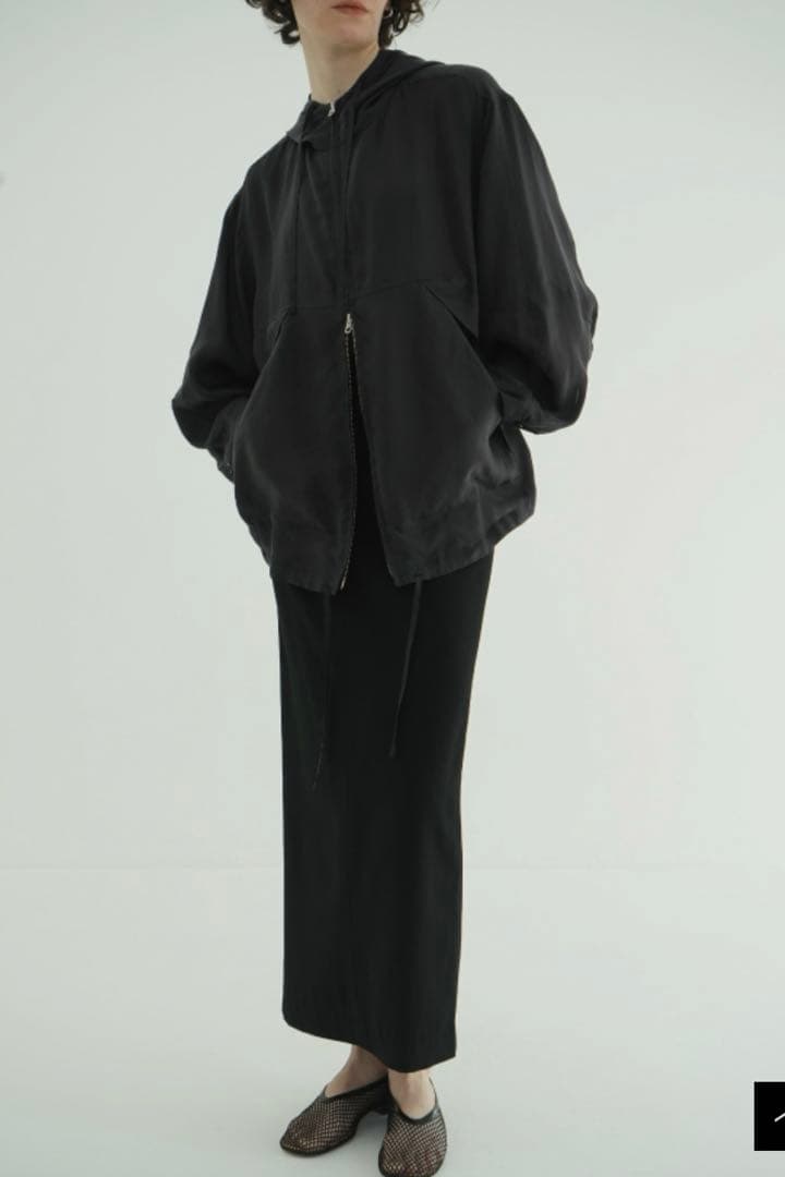 CLANE　SHEER AIRY ZIP HOODIE