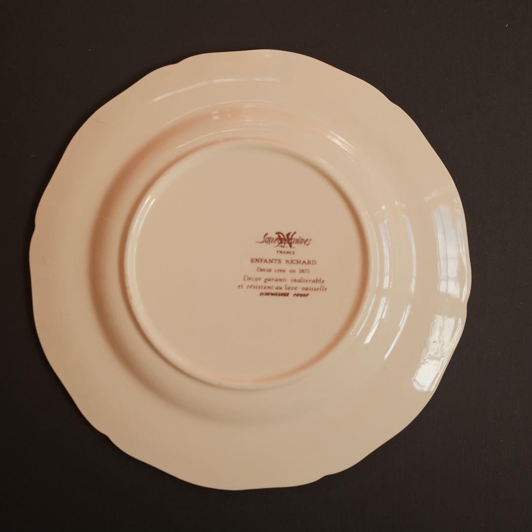 サルグミンヌ アンファンリシャール セット 2枚 平皿 フランス アンティーク