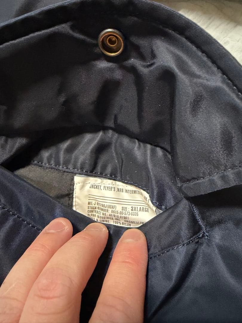 S*n様 UNFINISHED MA-1 3XL アナーキー anarchy