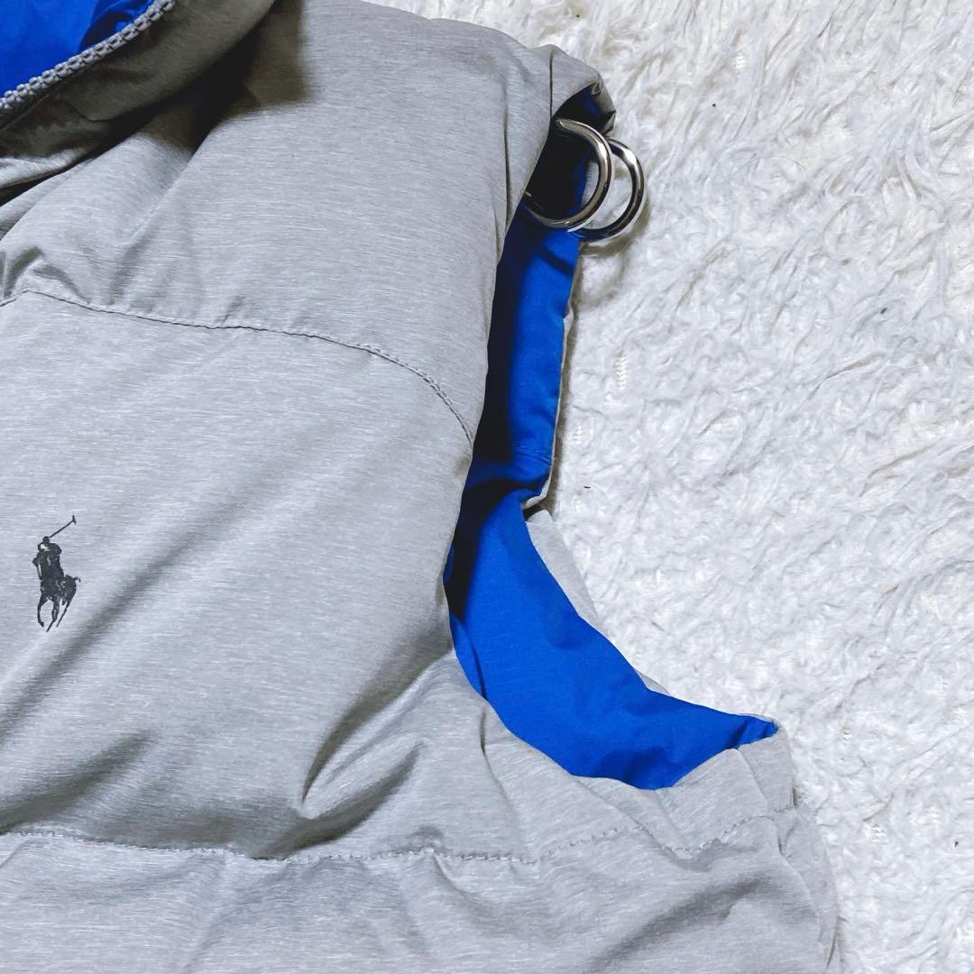 Mikimiki ⭐️ポロラルフローレン　ダウンベスト　肉厚　リバーシブル