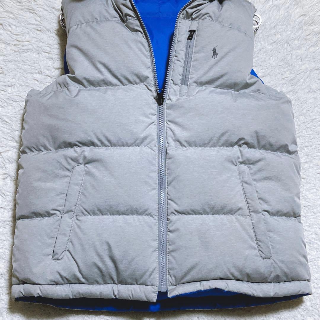 Mikimiki ⭐️ポロラルフローレン　ダウンベスト　肉厚　リバーシブル