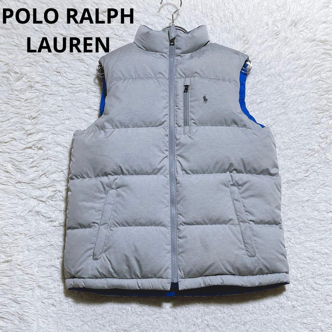 Mikimiki ⭐️ポロラルフローレン　ダウンベスト　肉厚　リバーシブル