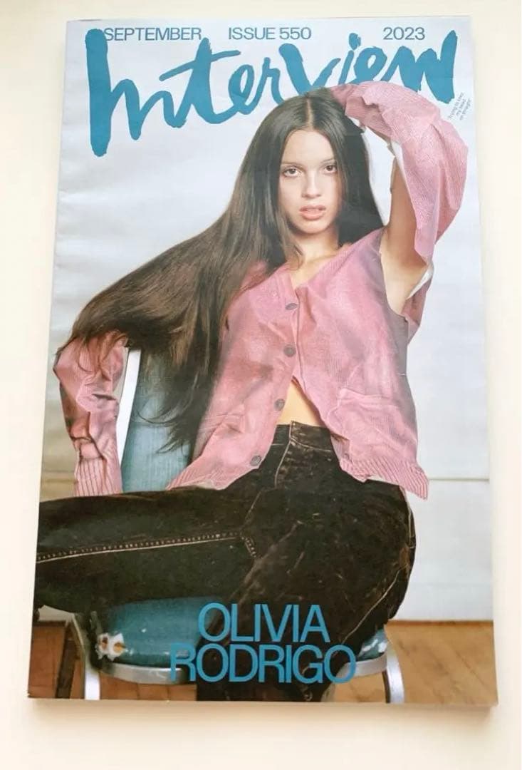 女性情報誌 interview September 2023 Olivia Rodrigo