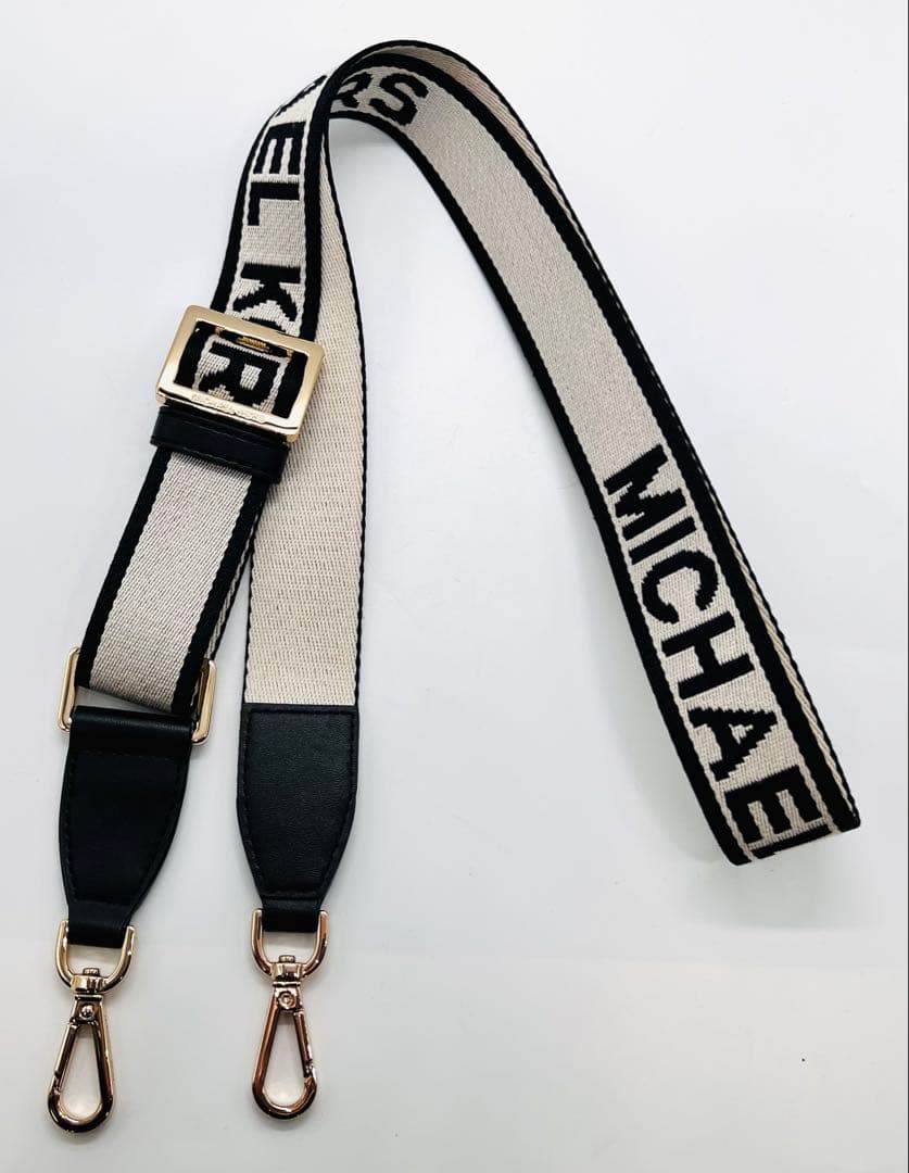 MICHAEL KORS 2WAY トートショルダーバッグ 総柄モノトーン 美品