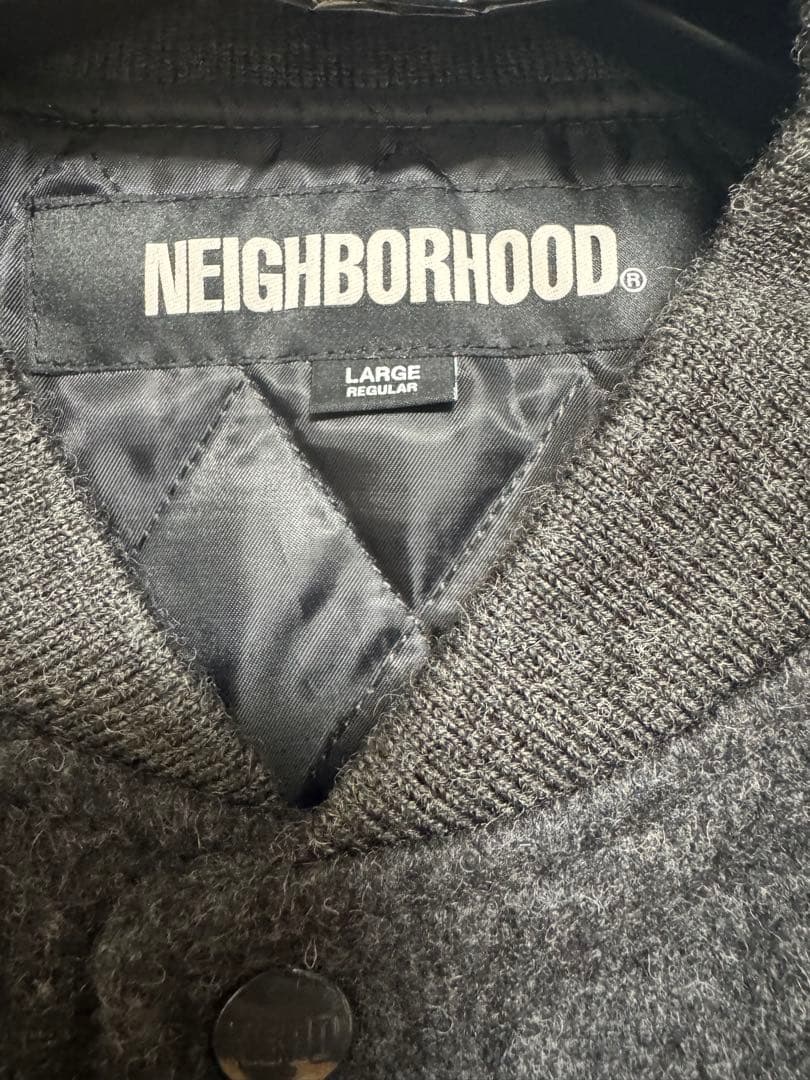 セール❣️ネイバーフッド コラボ サブウェア　スタジャン　バーシティジャケット