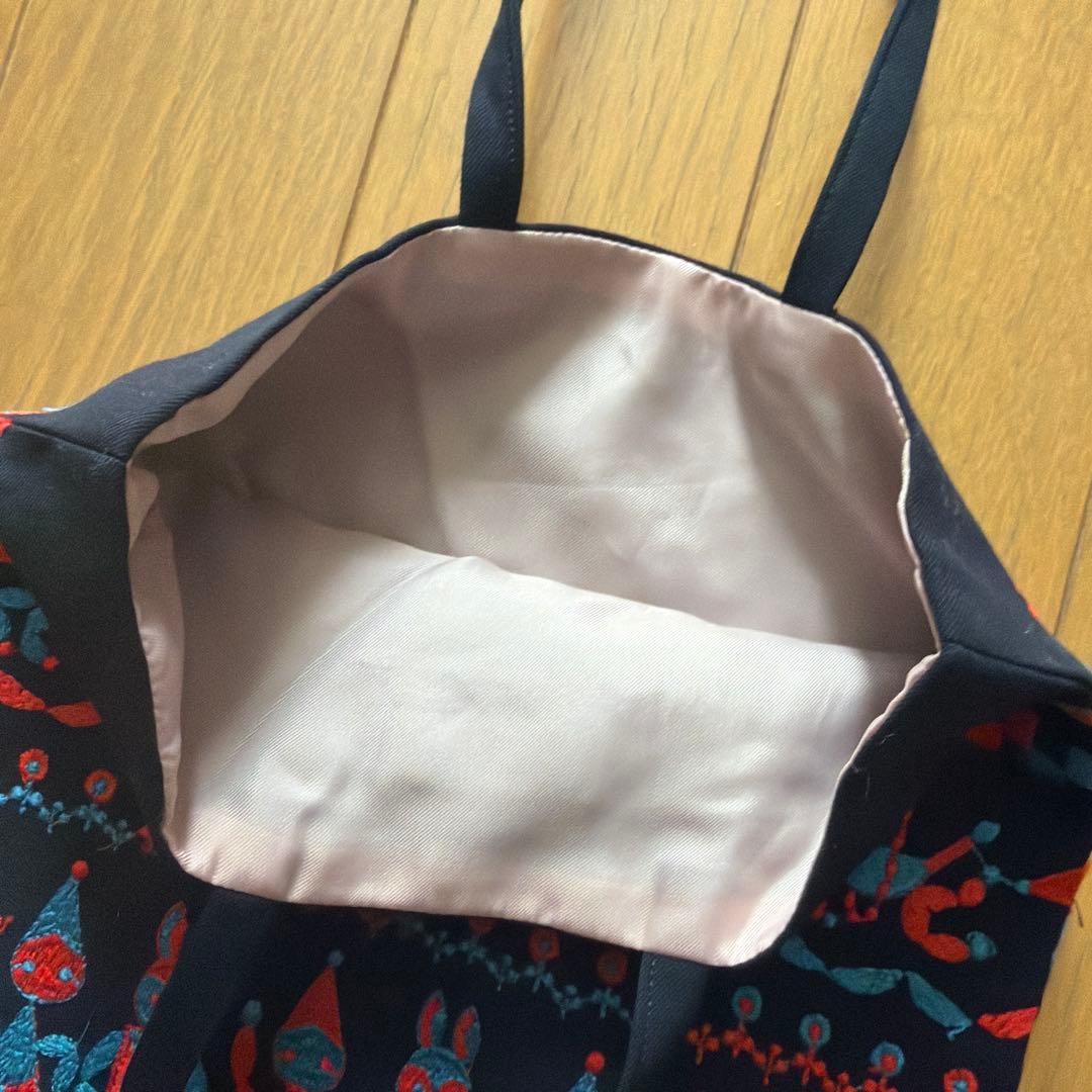 minä perhonen 刺繍トーストバッグ　fun