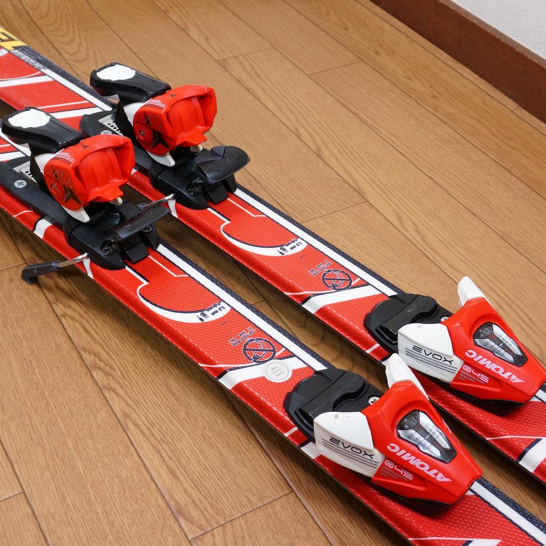 メンテ済 130cm 靴23cm ATOMIC スキーセット