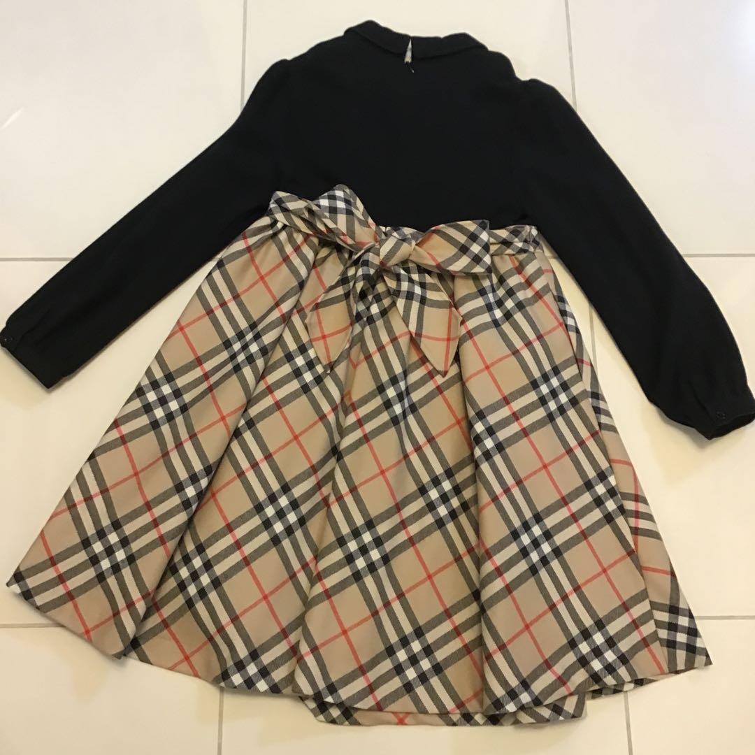 お値下げ 美品 バーバリー ワンピース ノバチェック ボレロ セット 130