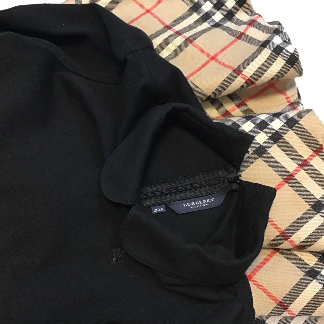 お値下げ 美品 バーバリー ワンピース ノバチェック ボレロ セット 130