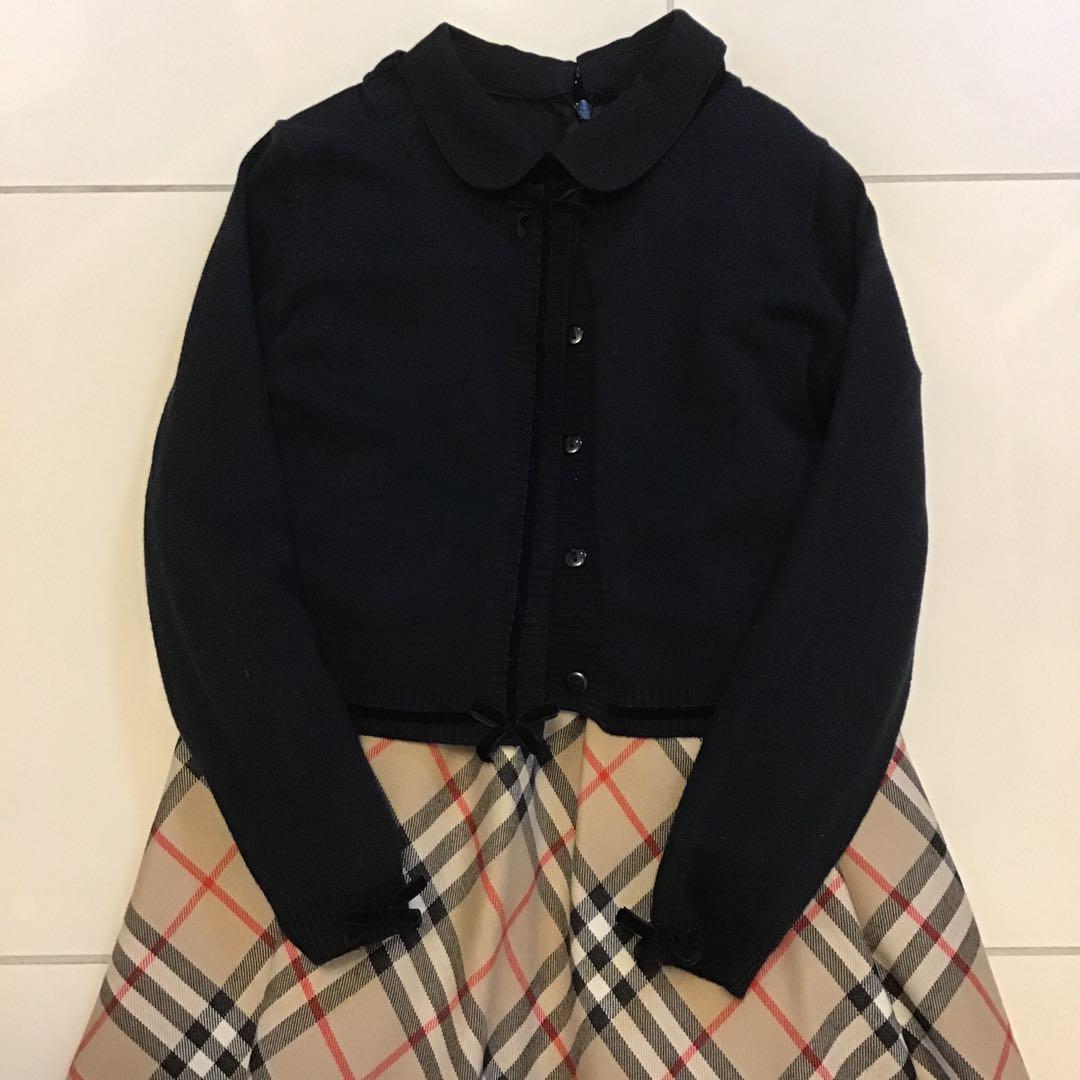 お値下げ 美品 バーバリー ワンピース ノバチェック ボレロ セット 130