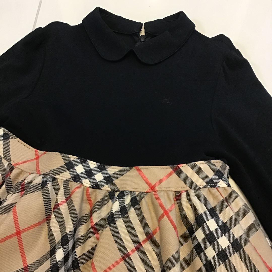 お値下げ 美品 バーバリー ワンピース ノバチェック ボレロ セット 130