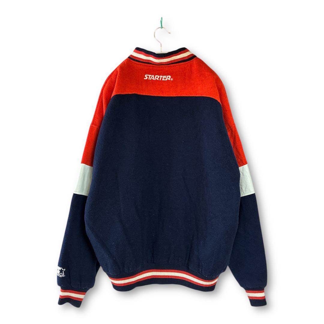 90年代 STARTER BEARS アームレザー切り替え スタジャン L