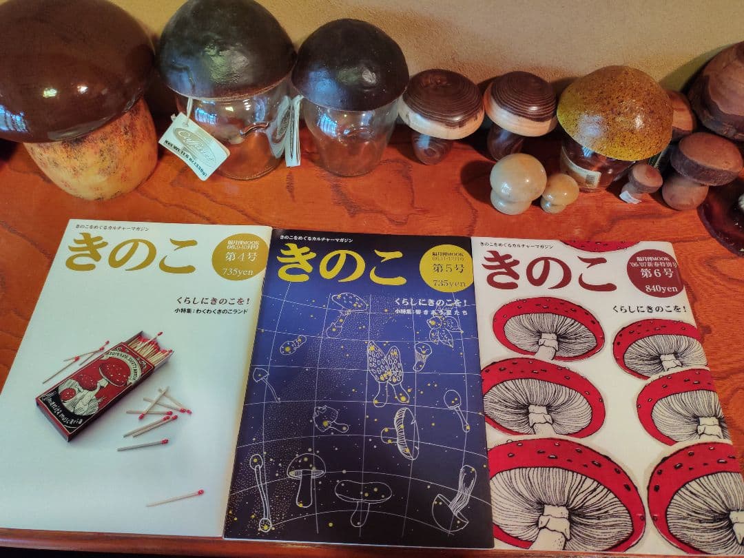 きのこをめぐるカルチャーマガジン 隔月刊 MOOK『きのこ』創刊号～最終13号