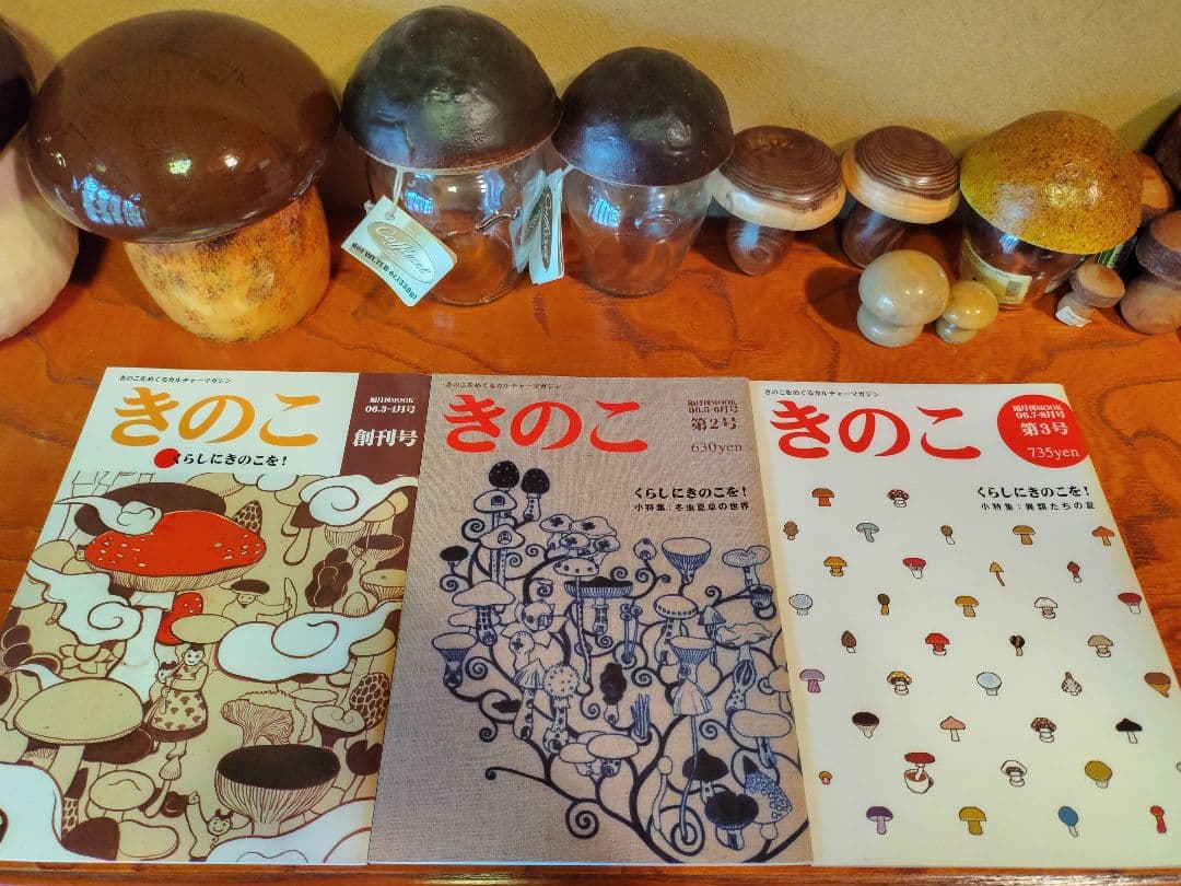 きのこをめぐるカルチャーマガジン 隔月刊 MOOK『きのこ』創刊号～最終13号