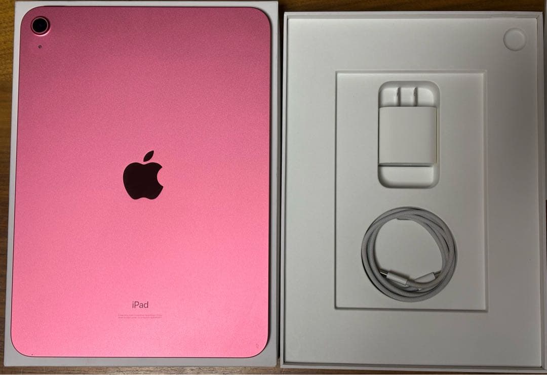 【極美品】iPad 第10世代 64GB ピンク 付属品完備／非喫煙