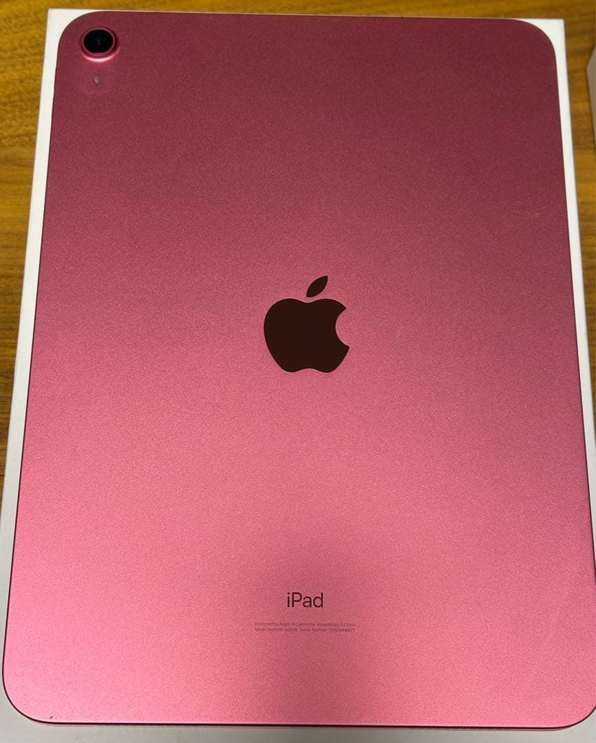 【極美品】iPad 第10世代 64GB ピンク 付属品完備／非喫煙