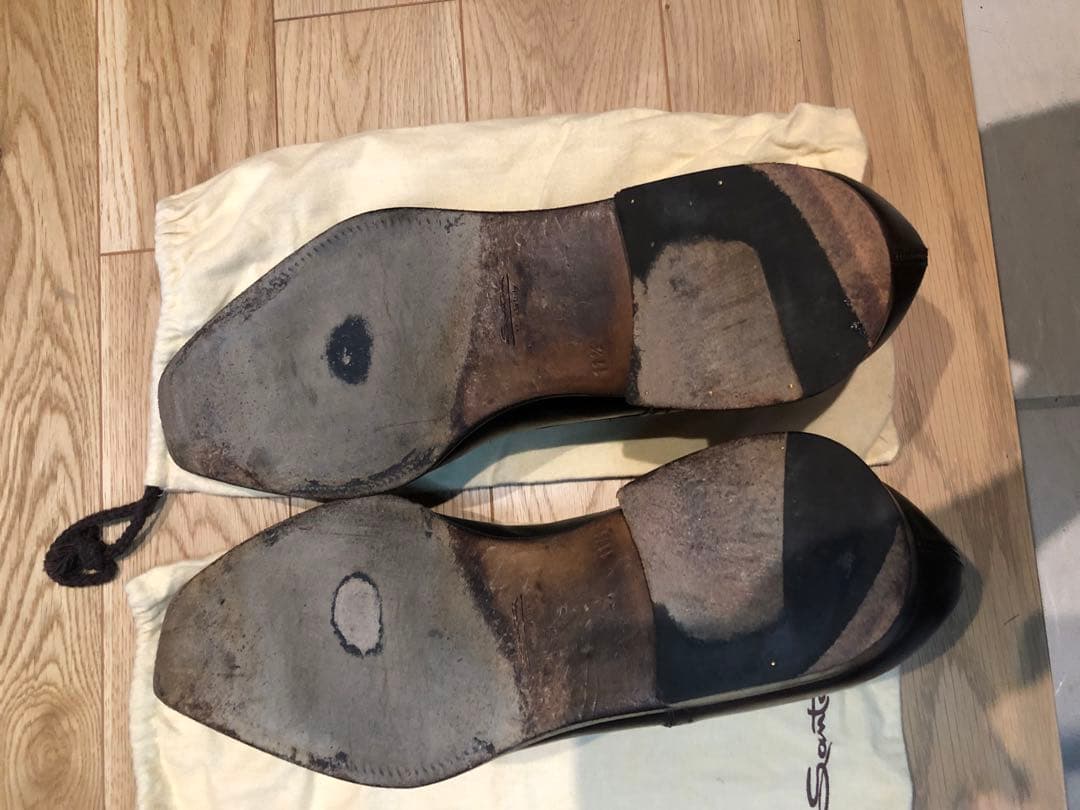 サントーニ　ダークブラウン　ダブルモンク　11 1/2(29.7cm)