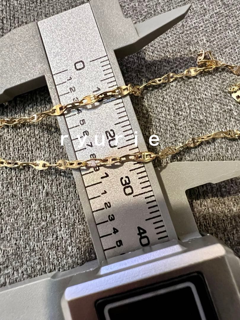 18金K18ネックレス　ユニセックス50センチ