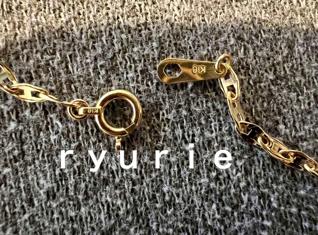 18金K18ネックレス　ユニセックス50センチ