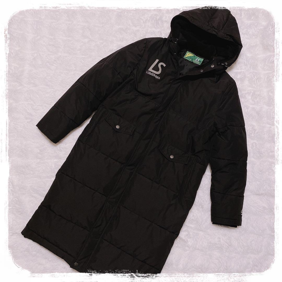 美品 ルースイソンブラ ロングベンチコート ブラック M LUZeSOMBRA