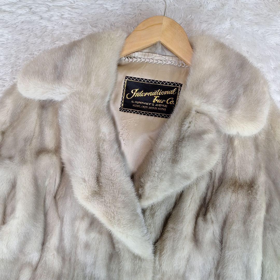 International Far サファイアミンク　ロングコート　2XL
