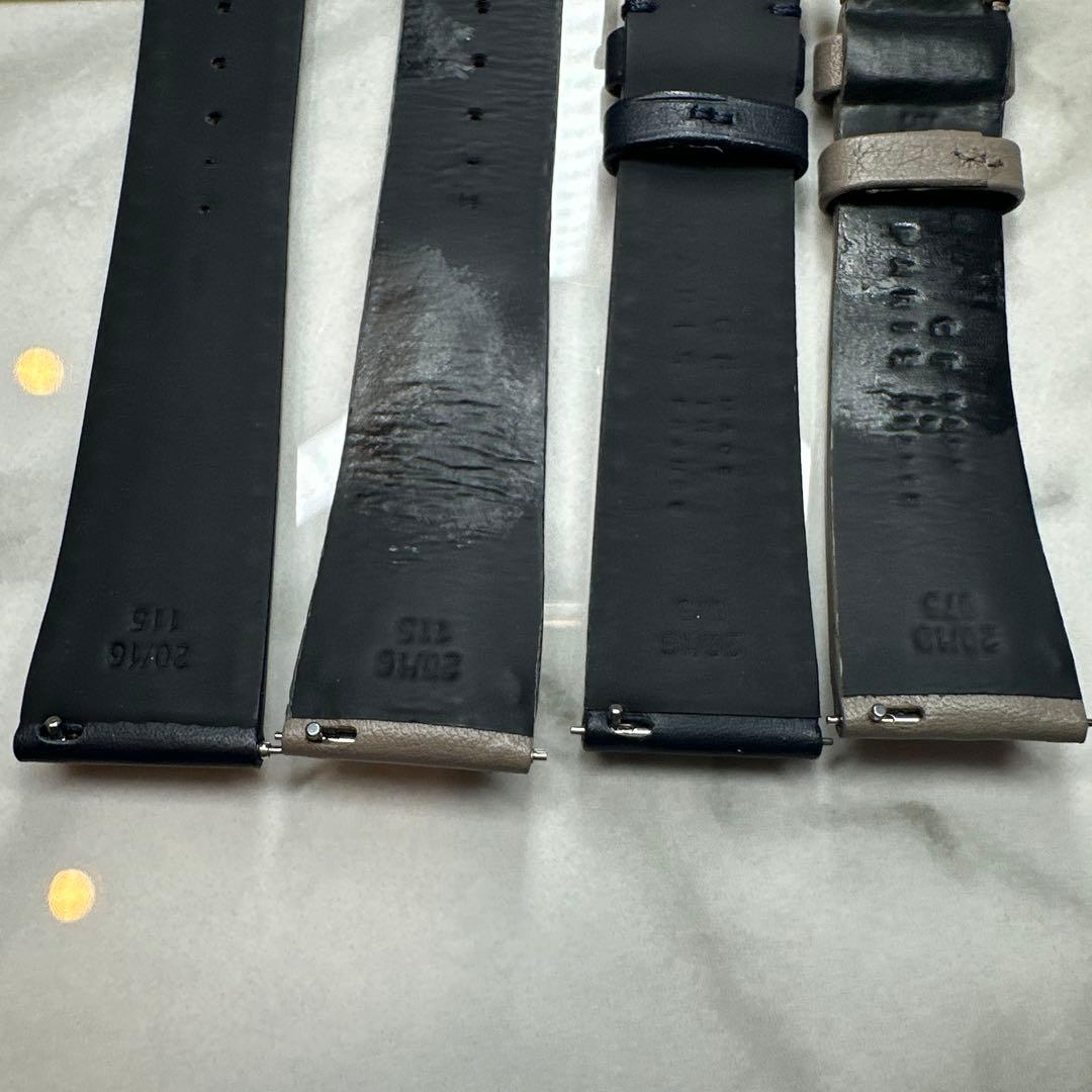 カミーユフォルネ 時計ベルト 2本セット ラグ幅19mm