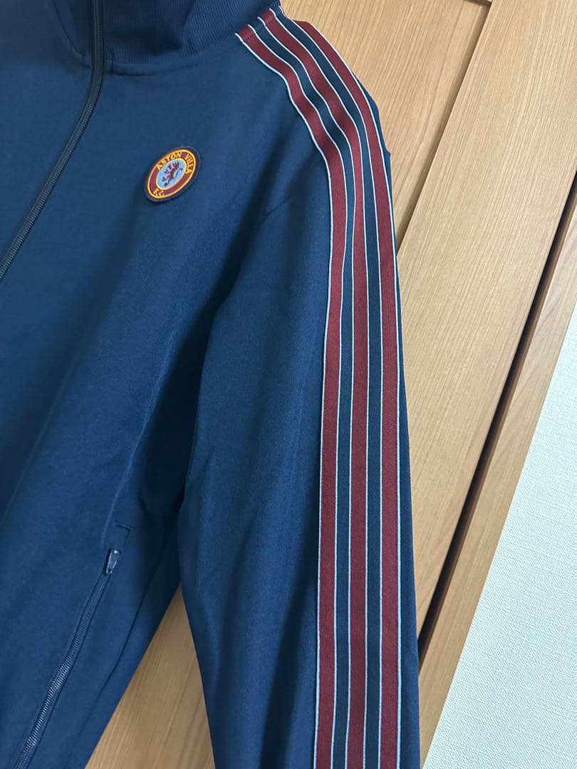 Aston Villa Adidas ネイビー トラックジャケットMサイズ