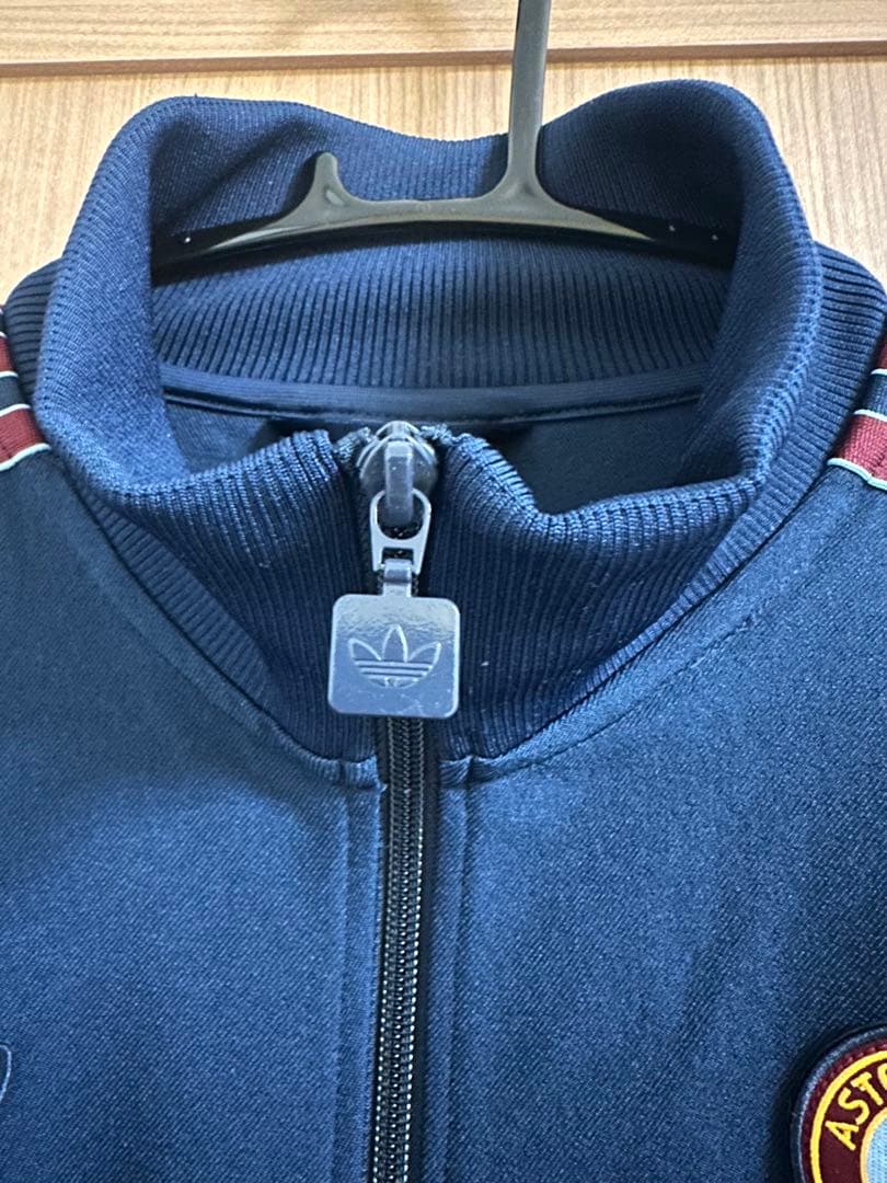 Aston Villa Adidas ネイビー トラックジャケットMサイズ