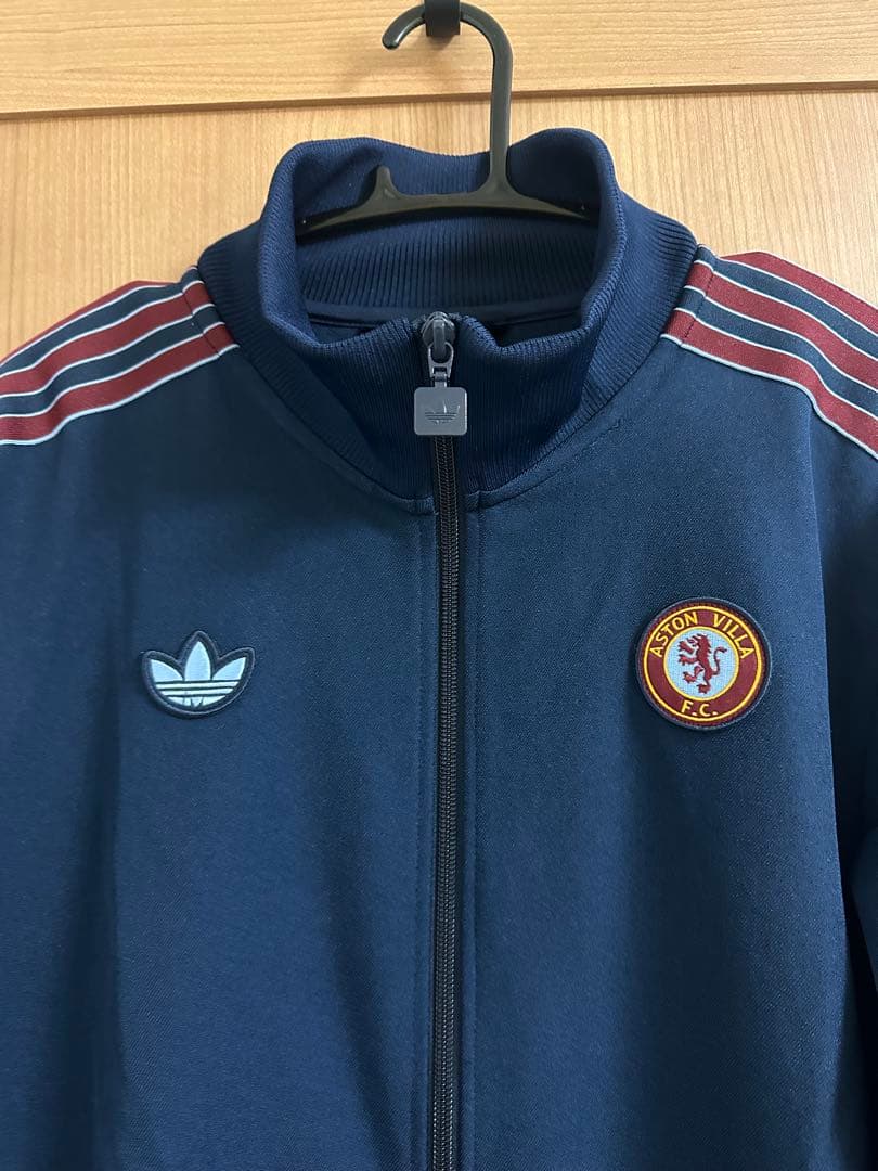 Aston Villa Adidas ネイビー トラックジャケットMサイズ