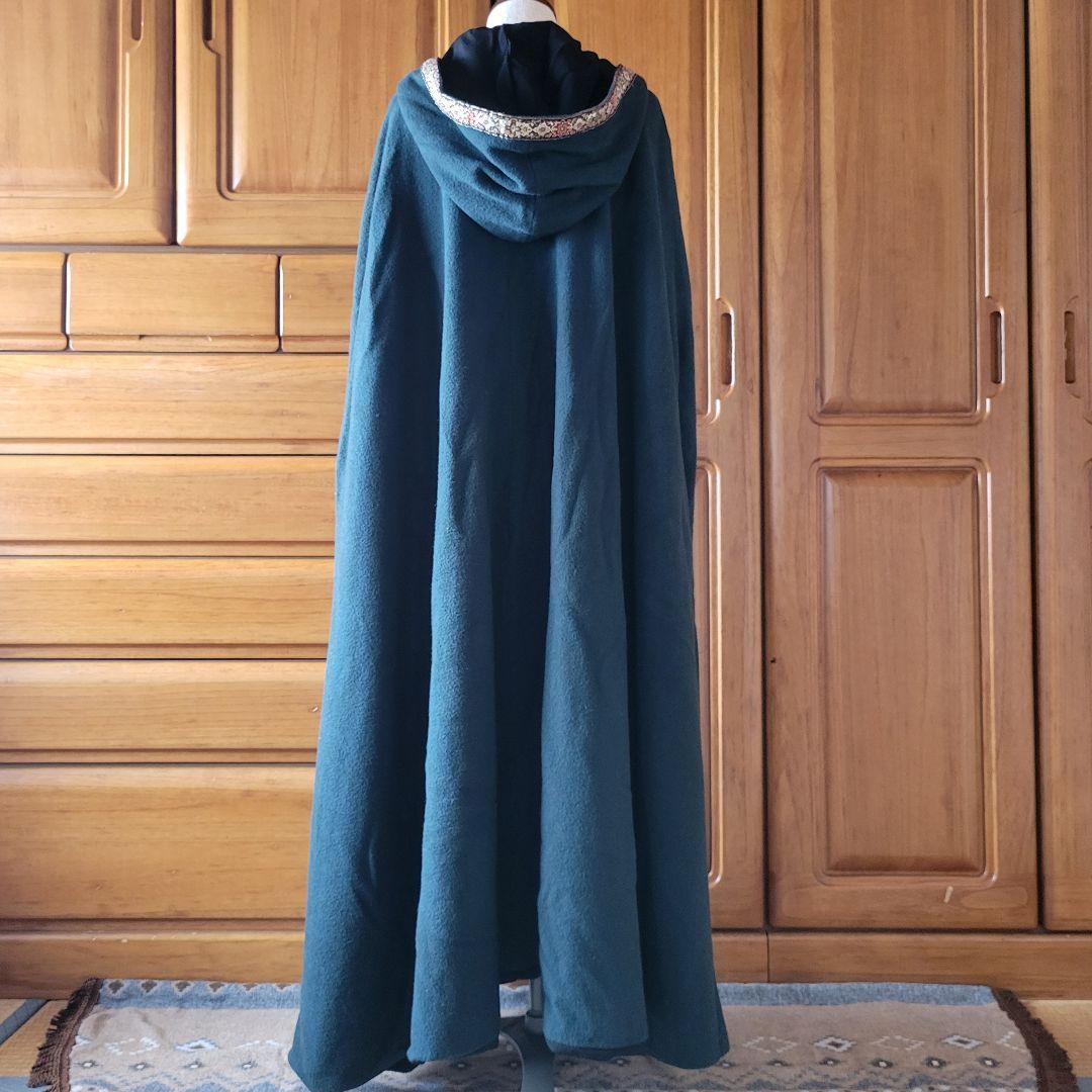 フード付きロングマント グリーン　アナと雪の女王 アナ　ラプンツェル ゴーテル