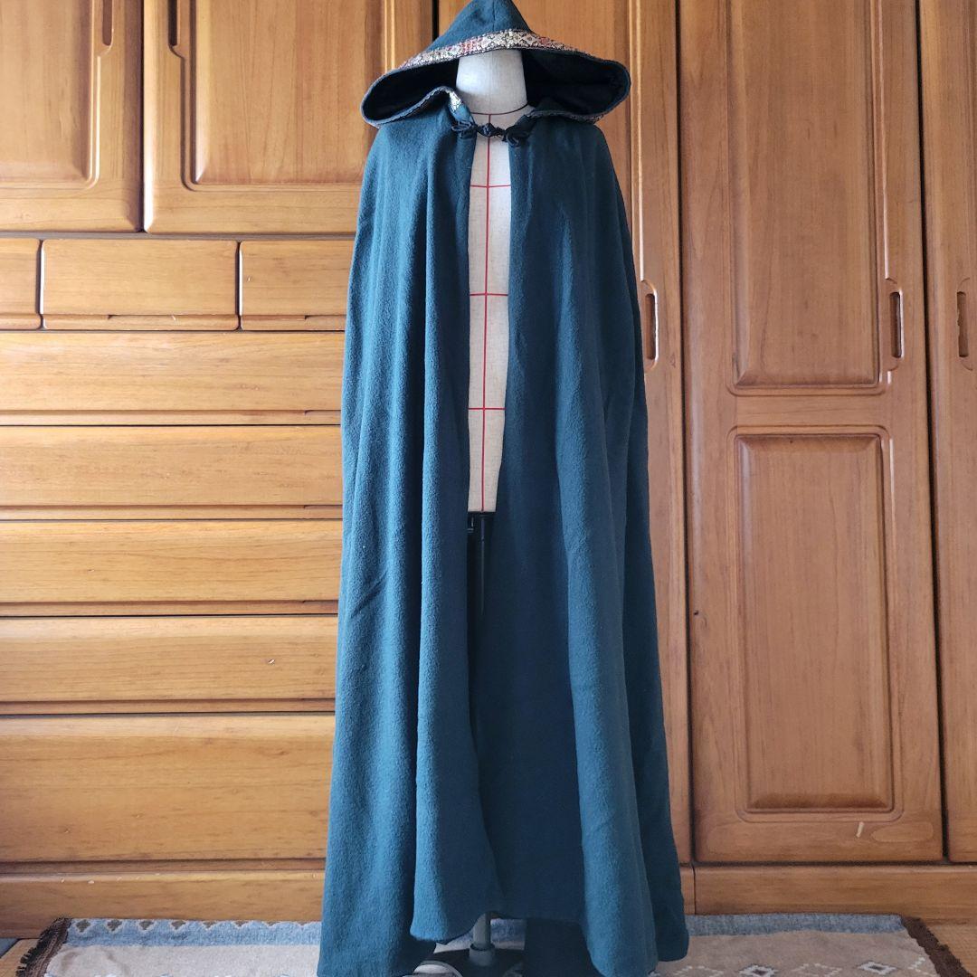 フード付きロングマント グリーン　アナと雪の女王 アナ　ラプンツェル ゴーテル