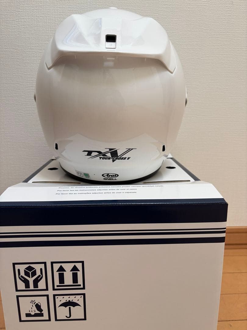 アライ　ツアークロスV グラスホワイトM57-58cm