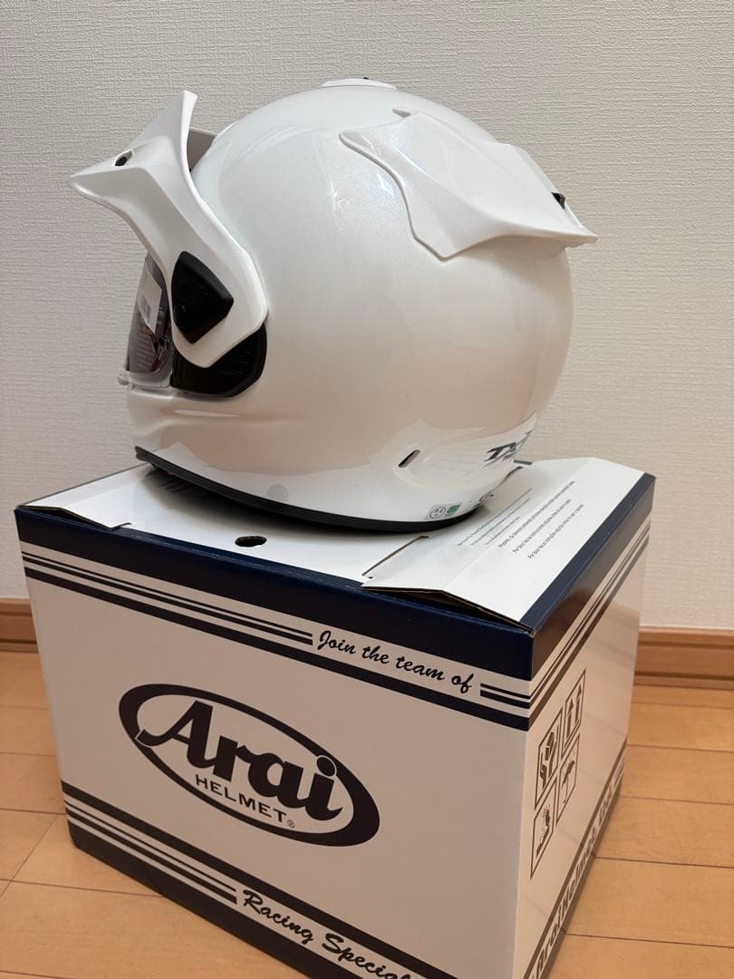 アライ　ツアークロスV グラスホワイトM57-58cm