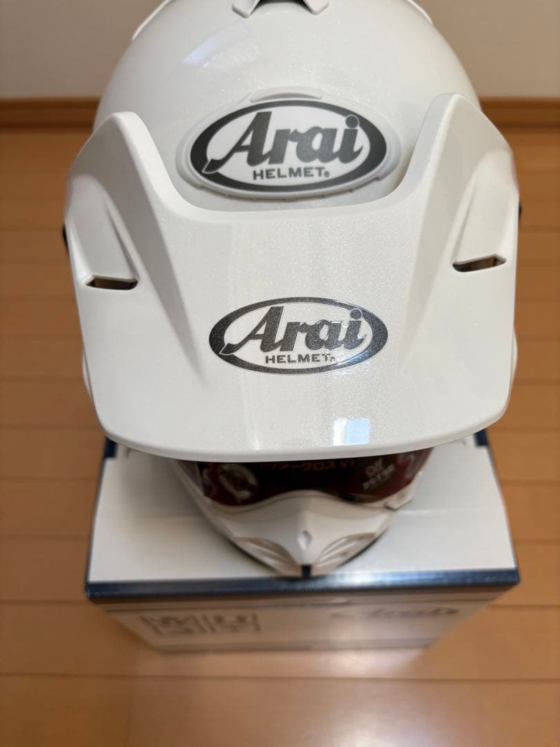 アライ　ツアークロスV グラスホワイトM57-58cm