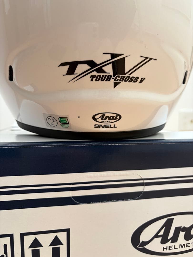 アライ　ツアークロスV グラスホワイトM57-58cm