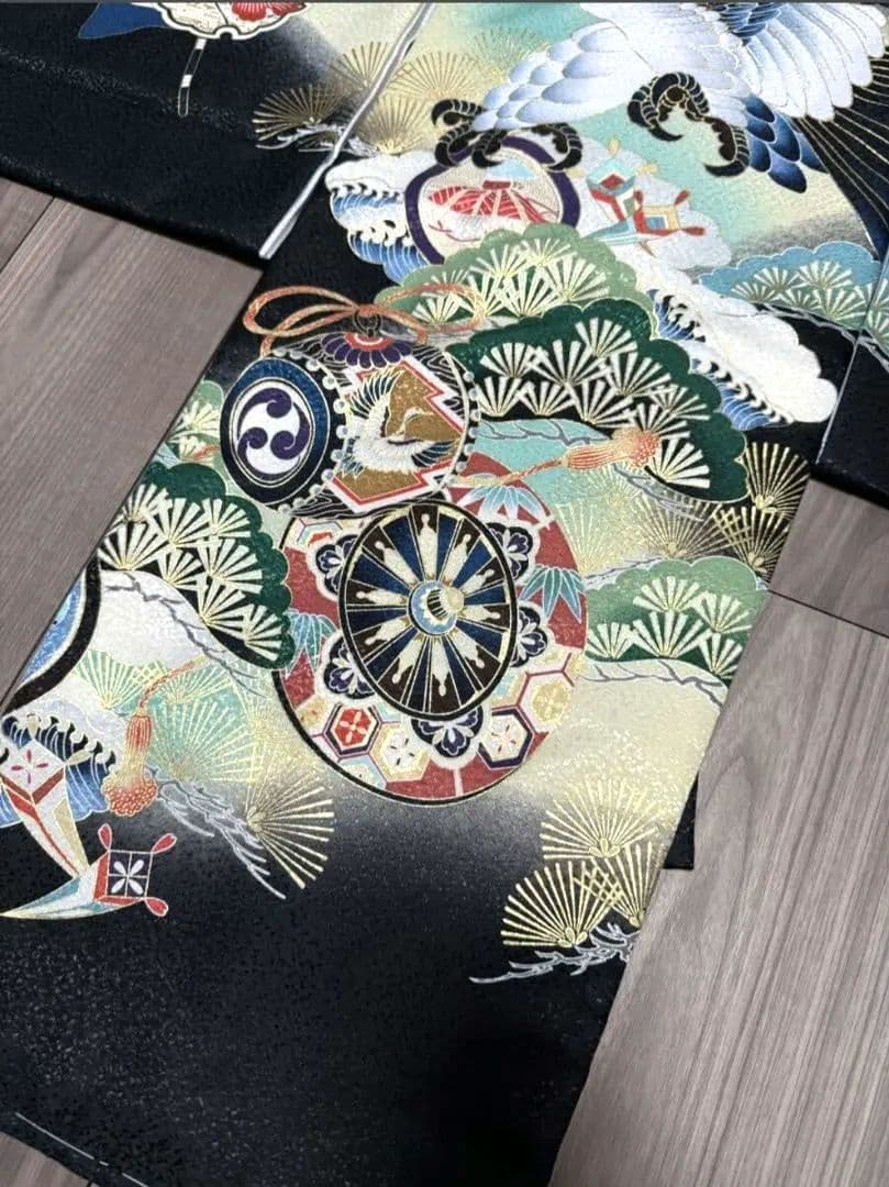 新品　お宮参り　産着(初着、祝着)　七五三　男の子　子供着物　襦袢セット　高級