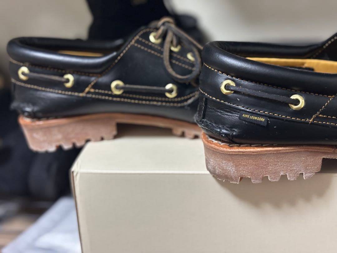 Aime Leon Dore × Timberland 3eye レザーシューズ