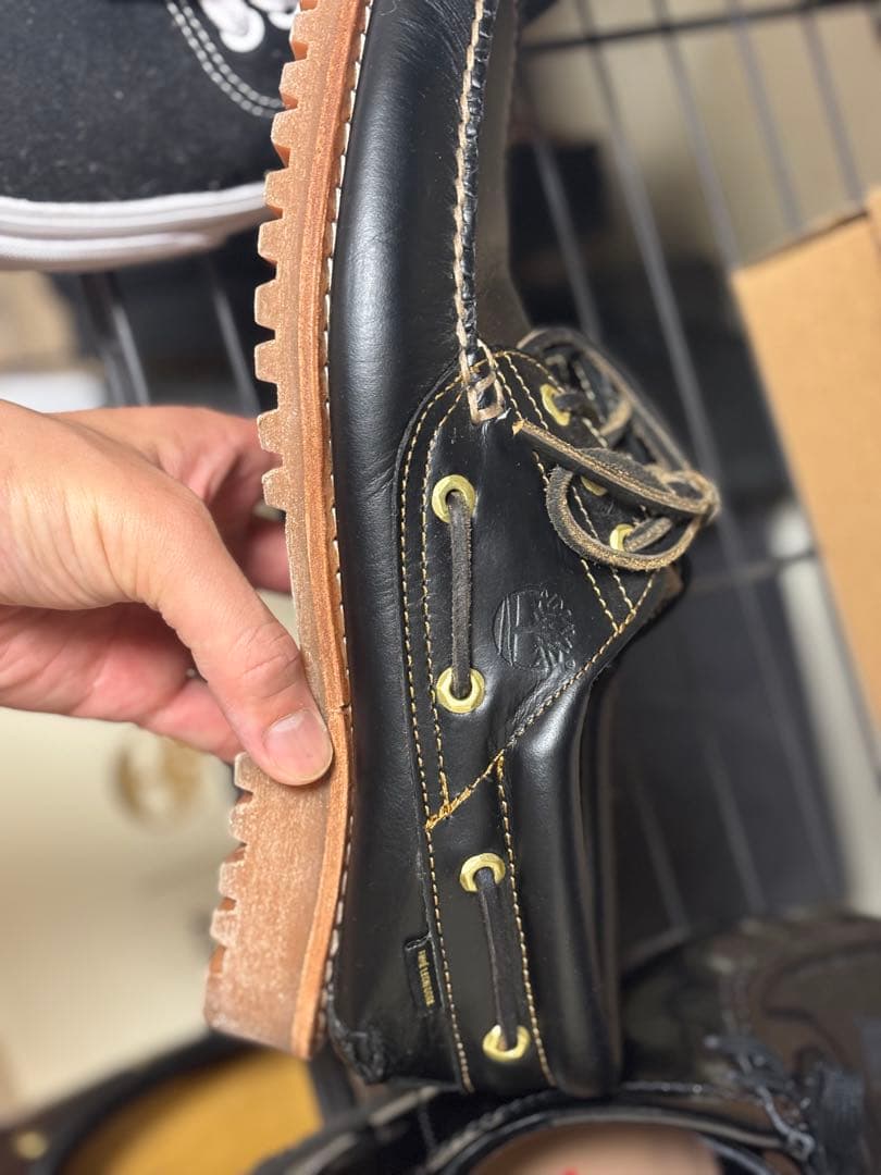 Aime Leon Dore × Timberland 3eye レザーシューズ