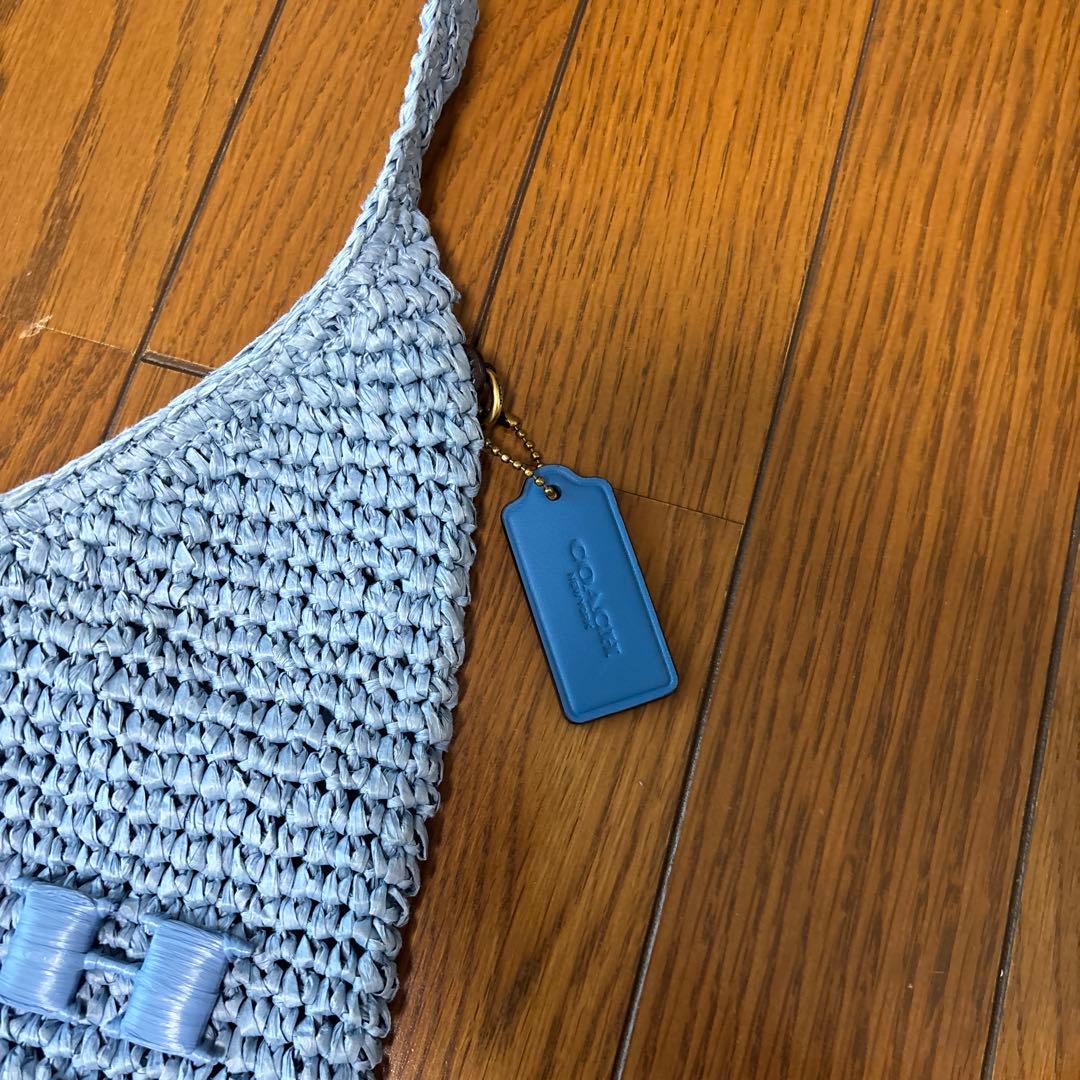 coachのストローバッグ2025年春発売