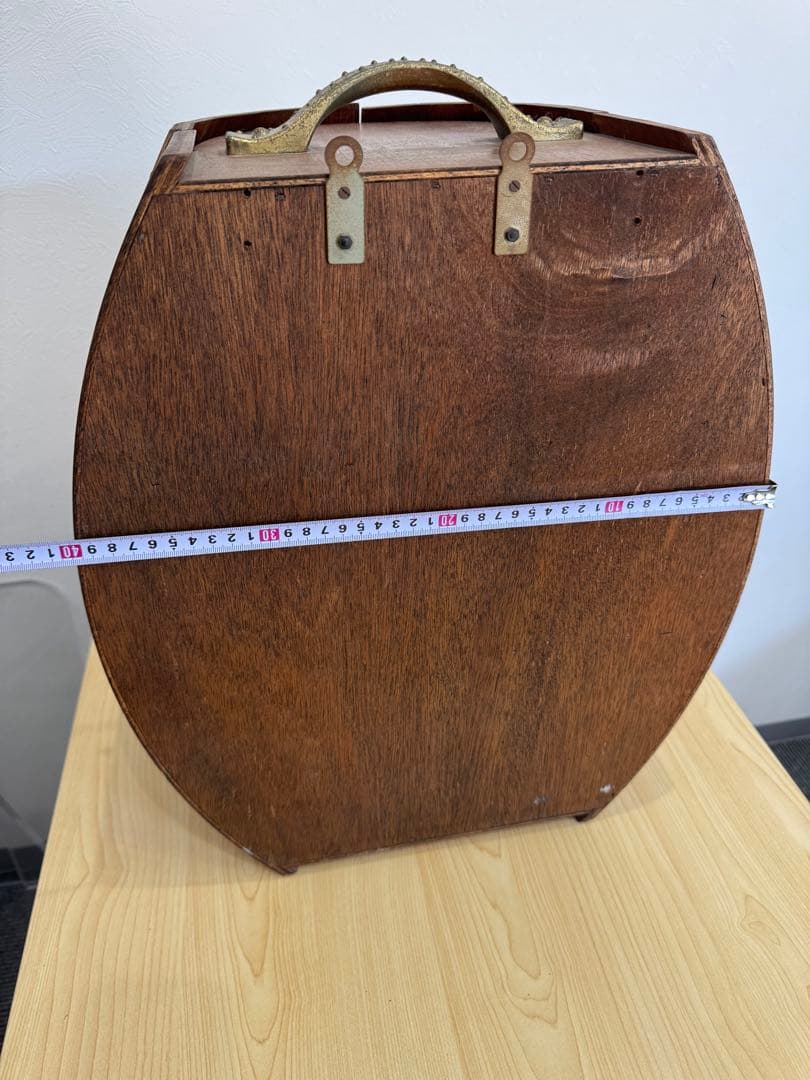 ☆ヴィンテージ 樽型　扉 観音開きウッドラック☆店舗什器☆送料込