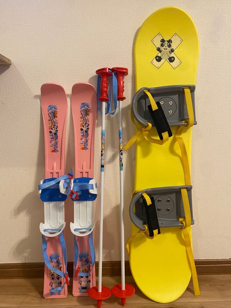 子供用スキー・スノーボードセット