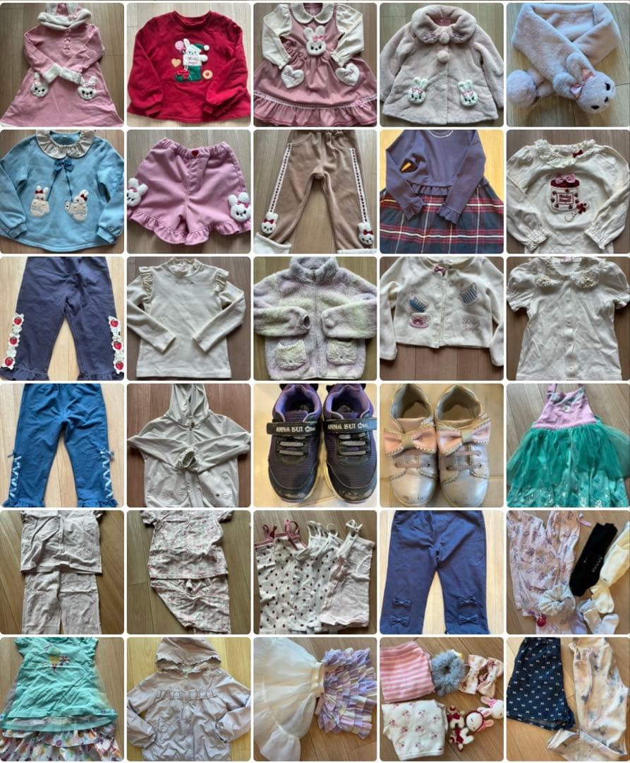 シャーリー風　可愛い　女の子　洋服まとめ売り　120cm 60点