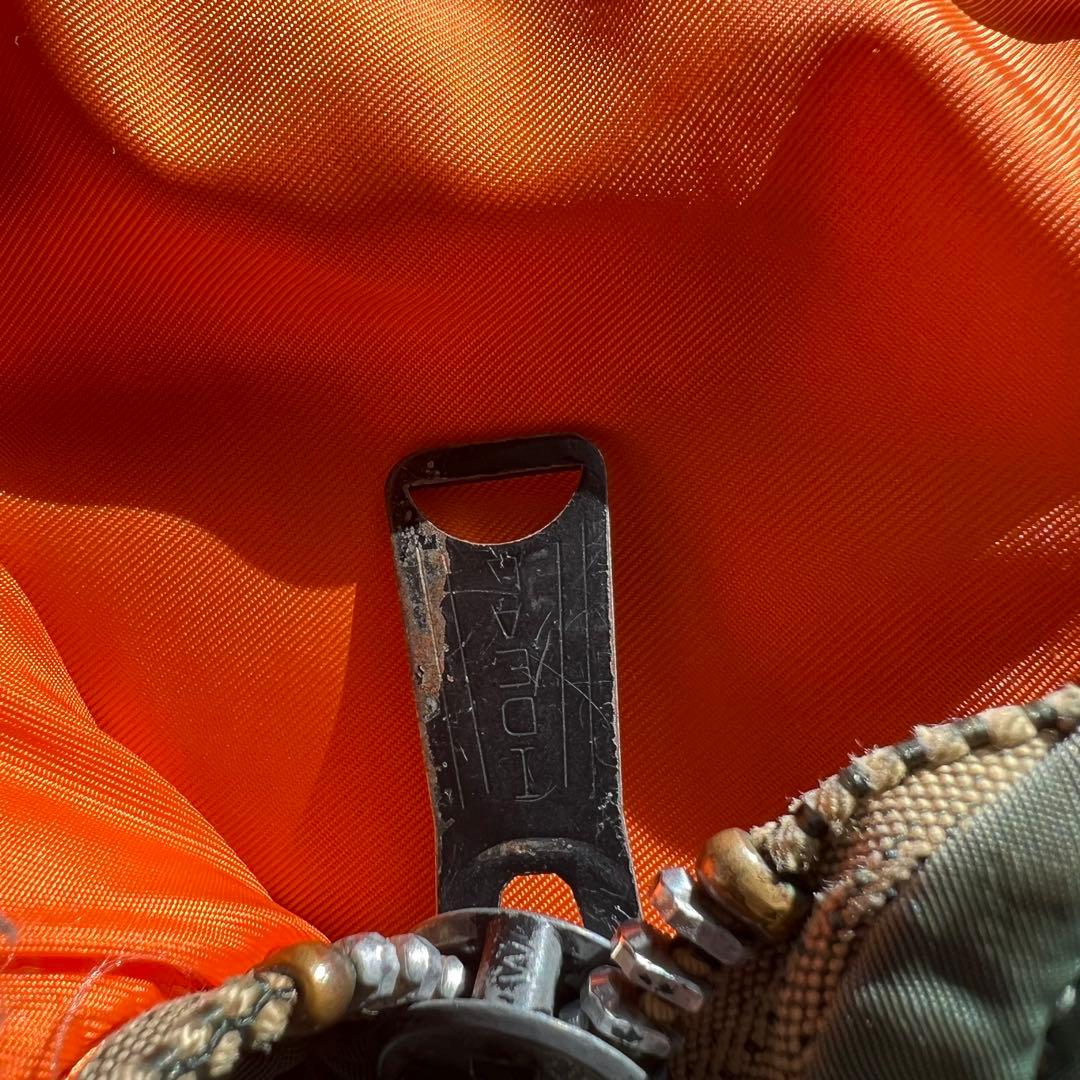 希少70s USA製 ALPHA アルファ MA-1フライトジャケット オリーブ