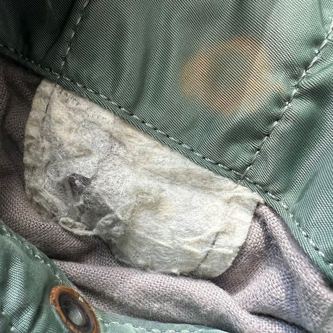 希少70s USA製 ALPHA アルファ MA-1フライトジャケット オリーブ