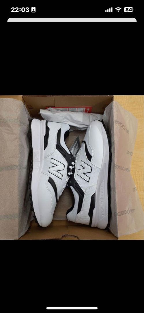 【新品汚れあり】NEW BALANCE スパイクレス ゴルフシューズ